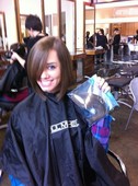 She did it all for Locks of Love! 
